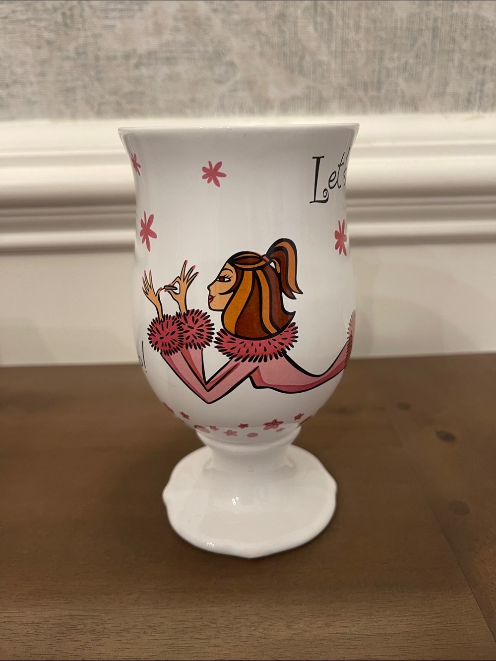 NEW The Girlfriends Collection “Lets Primp” 10 oz Pedestal Mug - Picture 2 of 7